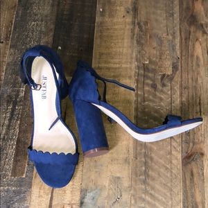 Blue heels By JUSTFAB size 6